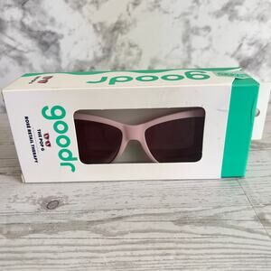 Goodr The Pop G Rose Retail Therapy Light Pink Polarized Sunglasses - New!